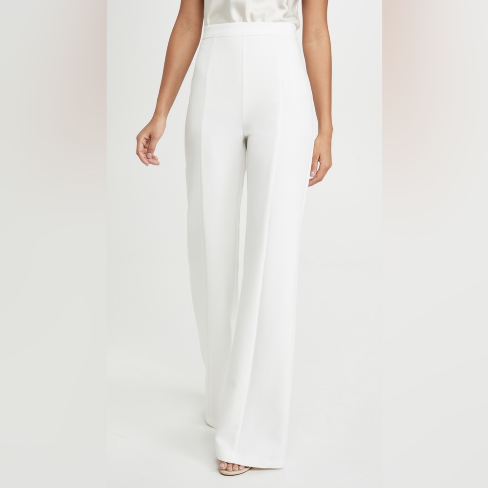 Black Halo Ivory Flare Pants